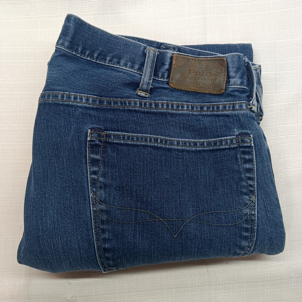 Polo Ralph Lauren‎ Jeans Men 40x32 Blue Denim Pants Classic Fit Straight (38x30)